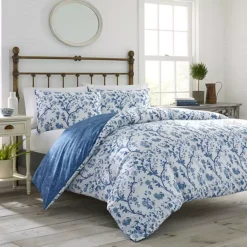 Laura Ashley Laura Ashley 3-Piece Elise King Duvet Cover Set
