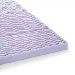 Lucid Dream Collection 2-in. Zoned Lavender Memory Foam Mattress Topper -Bedding Shop 3460768 ALT3