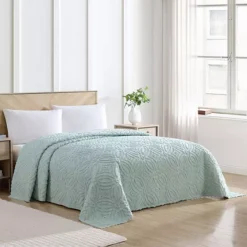 Beatrice Home Fashions Alicia Chenille Wedding Ring Bedspread Or Sham -Bedding Shop 3489348 ALT2