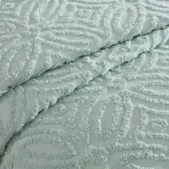 Beatrice Home Fashions Alicia Chenille Wedding Ring Bedspread Or Sham -Bedding Shop 3489348 ALT3