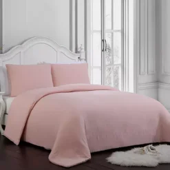 Gweneth 3-piece Super Soft Comforter Set -Bedding Shop 3497681 Pink