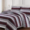 Tribeca Living Heavyweight Printed Flannel Duvet Set