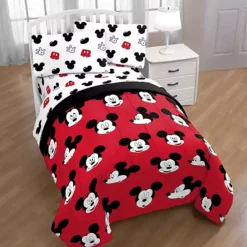Disney's Mickey Mouse Cute Faces Bedding Set