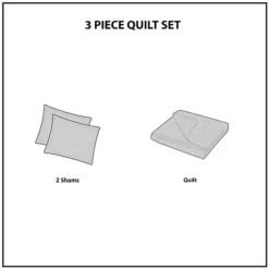 Madison Park Emery 3-Piece Velvet Quilt Set With Shams 23 Madison Park Emery 3-Piece Velvet Quilt Set With Shams -Bedding Shop 36002197 CC ALT7