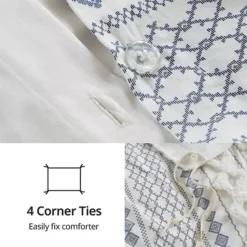 INK+IVY Imani 3-piece Cotton Duvet Cover Set With Shams -Bedding Shop 36020369 CC ALT3