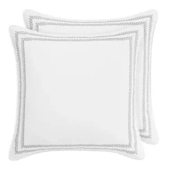 Laura Ashley Laura Ashley Stitched Vine European Sham Pair