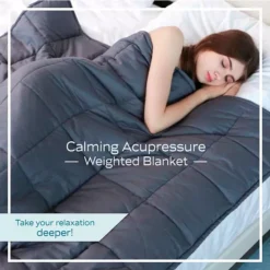 Dream Lab Acupressure Comfort 15 Lb Weighted Blanket With Removable Cover -Bedding Shop 3621137 ALT15