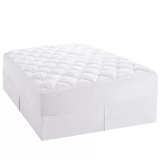 Columbia Waterproof Down-Alternative Allergen Barrier Mattress Pad 2 Columbia Waterproof Down-Alternative Allergen Barrier Mattress Pad - Image 2