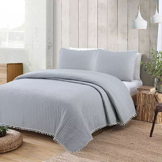 Estate Collection Costa Brava Quilt Set 4 Estate Collection Costa Brava Quilt Set - Image 4