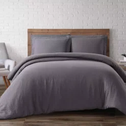Brooklyn Loom Linen Duvet Cover Set With Shams