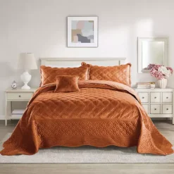 Serenta Supersoft Microplush Bedspread Set 25 Serenta Supersoft Microplush Bedspread Set -Bedding Shop 3736062 Brick
