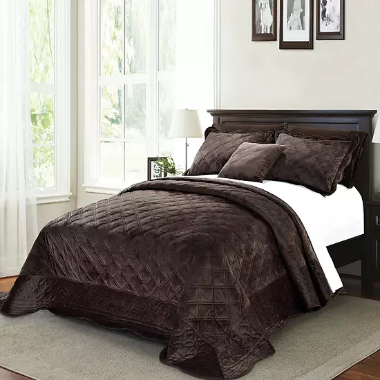 Serenta Supersoft Microplush Bedspread Set 8 Serenta Supersoft Microplush Bedspread Set - Image 8