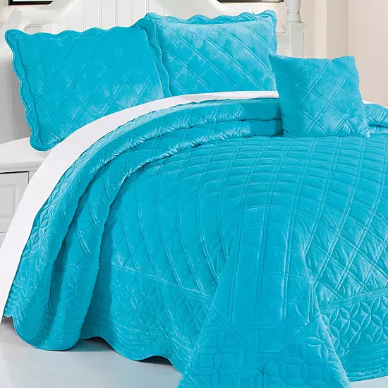 Serenta Supersoft Microplush Bedspread Set 7 Serenta Supersoft Microplush Bedspread Set - Image 7