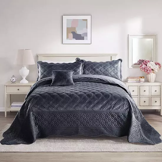 Serenta Supersoft Microplush Bedspread Set 14 Serenta Supersoft Microplush Bedspread Set - Image 14