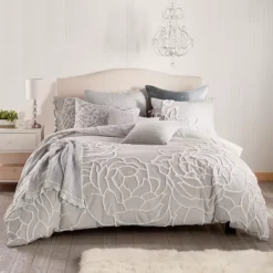 Peri Chenille Rose Comforter Set