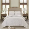 Madison Park Osanna 3-Piece Tufted Cotton Chenille Palm Coastal Duvet Cover Set With Shams