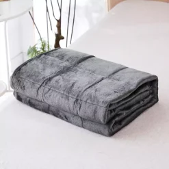 Altavida® 12-lb. Ultra Plush Faux Mink Weighted Blanket -Bedding Shop 3784374 ALT2