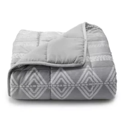 Altavida® 12-lb. Ultra Plush Faux Mink Weighted Blanket -Bedding Shop 3784374 Montif Gray