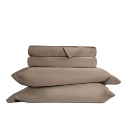 Home Collection Premium Rayon From Bamboo Sheet Set Or Pillowcases 25 Home Collection Premium Rayon From Bamboo Sheet Set Or Pillowcases -Bedding Shop 3831963 Taupe