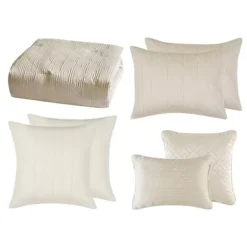 5th Avenue Lux 5th Avenue Lux Noelle 7 Piece Queen Comforter Set 6 5th Avenue Lux 5th Avenue Lux Noelle 7 Piece Queen Comforter Set -Bedding Shop 3851530 ALT2