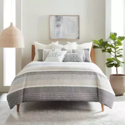 Levtex Home Santander 3-Piece Duvet Set -Bedding Shop 3861548 Gray