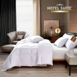 Hotel Suite White Duck Down All Seasons Comforter -Bedding Shop 3874067 ALT9