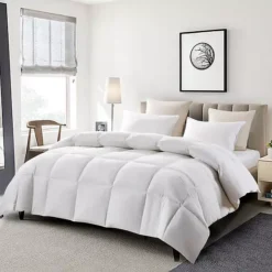 Serta® White Goose Feather & Down Comforter - All Seasons Warmth