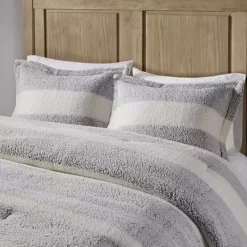 Madison Park Hollis Sherpa Midweight Comforter Set -Bedding Shop 43108759 CC ALT5