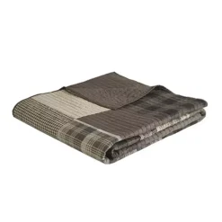 Woolrich 3-piece Winter Hills Plaid Cotton Quilt Set With Shams -Bedding Shop 43238750 CC ALT4