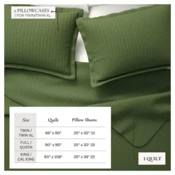 Madelinen® Alicia Channel Stitch Quilt And Sham Set -Bedding Shop 4323900 ALT5