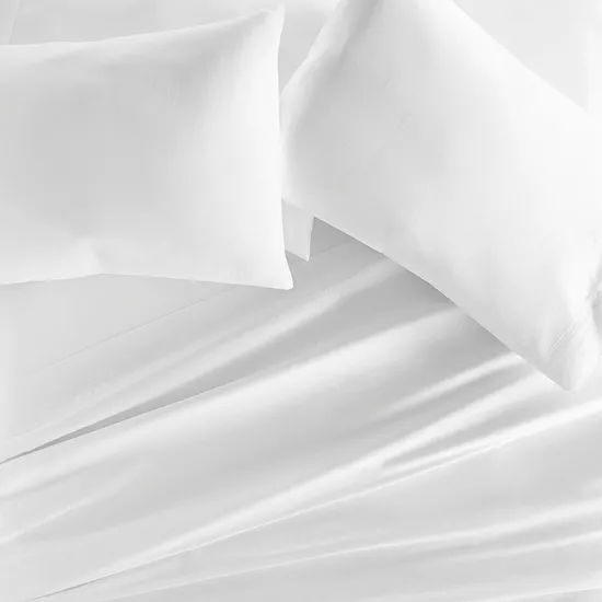 Home Collection Solid Cotton Sheet Set Or Pillowcases 2 Home Collection Solid Cotton Sheet Set Or Pillowcases - Image 2