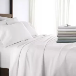 Home Collection Solid Cotton Sheet Set Or Pillowcases 15 Home Collection Solid Cotton Sheet Set Or Pillowcases -Bedding Shop 43363794 CC ALT10