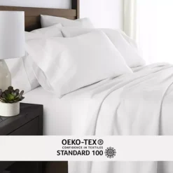 Home Collection Solid Cotton Sheet Set Or Pillowcases 17 Home Collection Solid Cotton Sheet Set Or Pillowcases -Bedding Shop 43363794 CC ALT4