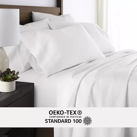 Home Collection Solid Cotton Sheet Set Or Pillowcases 5 Home Collection Solid Cotton Sheet Set Or Pillowcases - Image 5