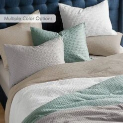 510 Design Mina Waffle Textured Duvet Cover Set -Bedding Shop 43427863 CC ALT4