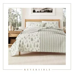 Madelinen® All Season Evergreen Tree Quilt Set -Bedding Shop 43470800 CC ALT4