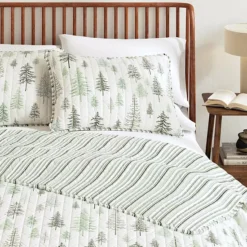 Madelinen® All Season Evergreen Tree Quilt Set -Bedding Shop 43470800 CC ALT6