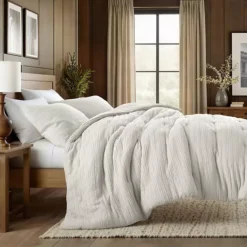Home Collection All Season Down-Alternative Waffle Textured Comforter Set With Sham -Bedding Shop 43814864 CC ALT11