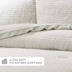 Home Collection All Season Down-Alternative Waffle Textured Comforter Set With Sham -Bedding Shop 43814864 CC ALT6