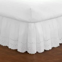 Fresh Ideas Ruffled Eyelet Bedskirt Or Pillowcase