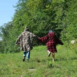 Swift Home Patterned Sherpa Wearable Throw Blanket Hoodie -Bedding Shop 43997945 CC ALT4