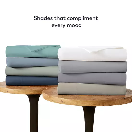 Color Sense 1200 Thread Count Cotton Blend Sheet Set 2 Color Sense 1200 Thread Count Cotton Blend Sheet Set - Image 2