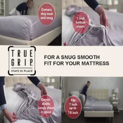 Color Sense 600 Thread Count Cotton Blend Sheet Set -Bedding Shop 4409542 ALT3