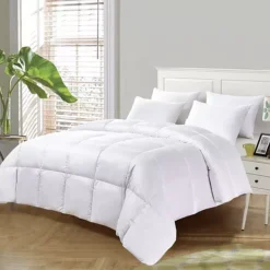 Kathy Ireland Kathy Ireland Nano-Touch White Down Comforter - Light Warmth