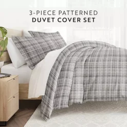 Home Collection Premium Ultra Soft Polka Dot Pattern 3 Piece Duvet Cover Set -Bedding Shop 4469972 ALT4