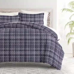 Home Collection Premium Ultra Soft Polka Dot Pattern 3 Piece Duvet Cover Set -Bedding Shop 4469972 Navy Polka Dot