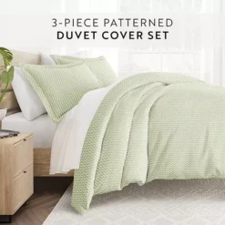 Home Collection Premium Ultra Soft Puffed Chevron Duvet Cover Set -Bedding Shop 4469995 ALT4