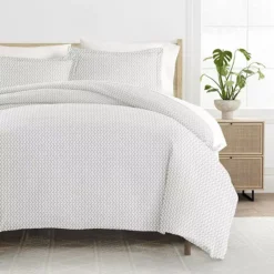 Home Collection Premium Ultra Soft Puffed Chevron Duvet Cover Set -Bedding Shop 4469995 Gray Puffed Chevron