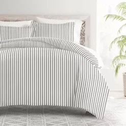 Home Collection Premium Ultra Soft Vertical Dreams Pattern Duvet Cover Set