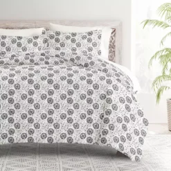 Home Collection Premium Ultra Soft Floral Duvet Cover Set -Bedding Shop 4470029 Light Gray